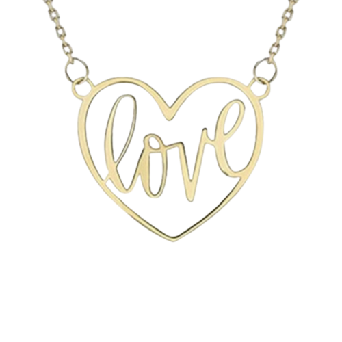 Love Solid Gold Necklace